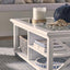 Sorrento Hamptons Rectangle 119cm Coffee Table White