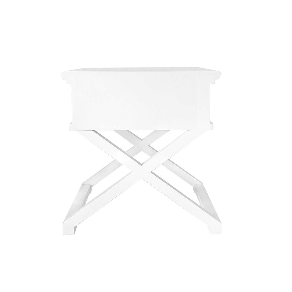 Sorrento White Side Table