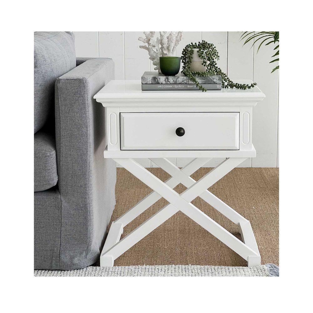 Sorrento White Side Table