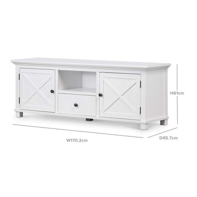 Sorrento Media Unit White