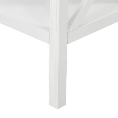 Sorrento Glass Top Side Table