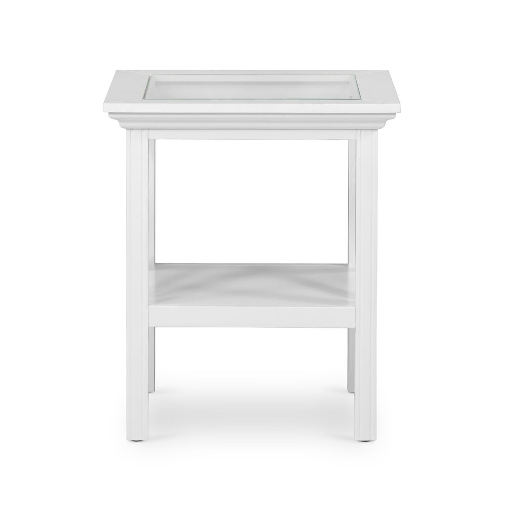 Sorrento Glass Top Side Table