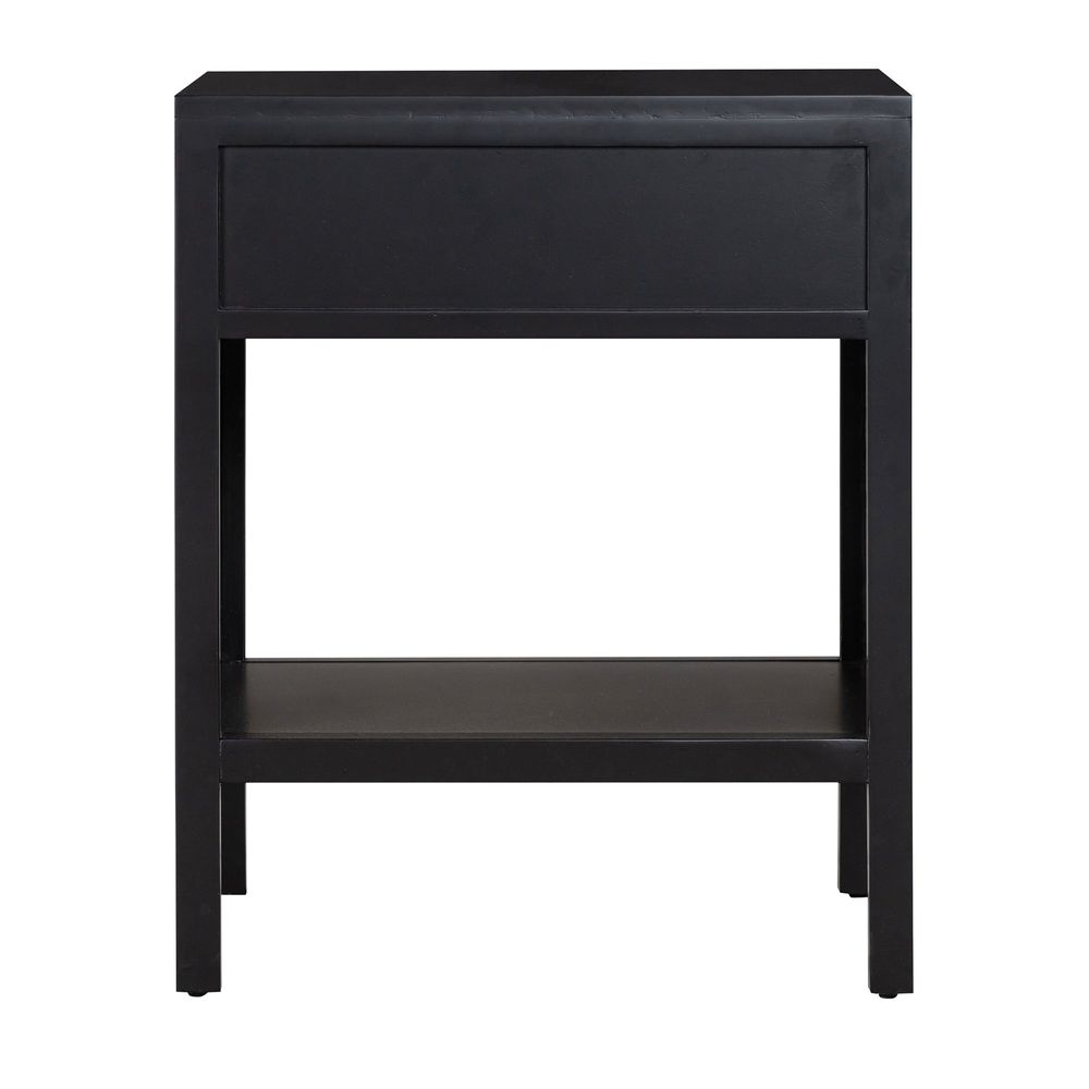 Santorini Bedside Table Black