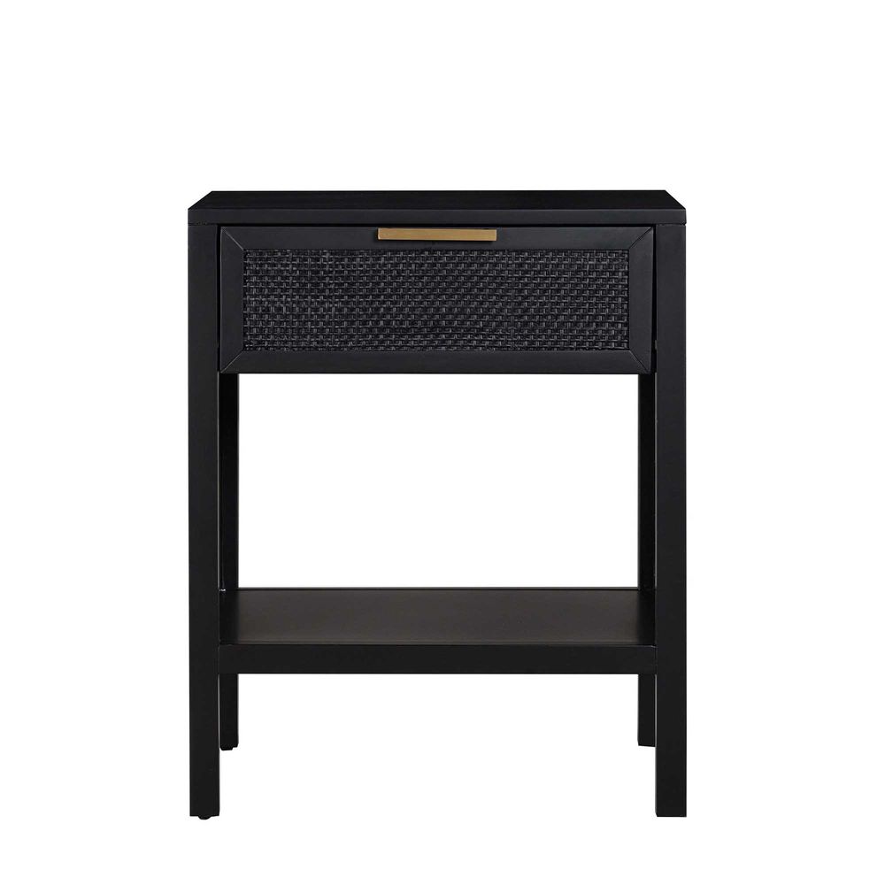 Santorini Bedside Table Black