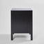 Santorini Bedside 3 Drawers Black