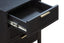 Santorini Bedside 3 Drawers Black