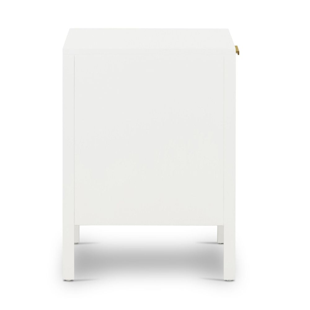 Santorini Bedside Table White