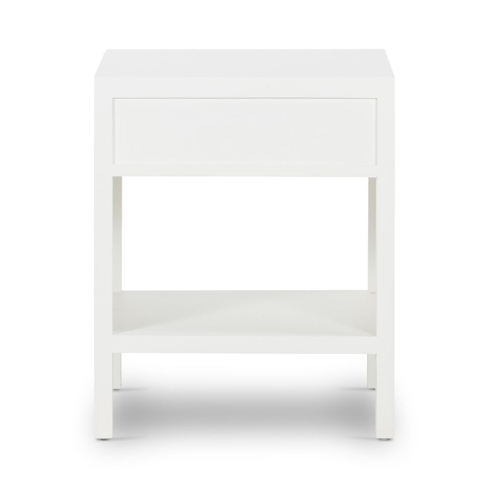 Santorini Bedside Table White