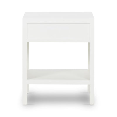 Santorini Bedside Table White