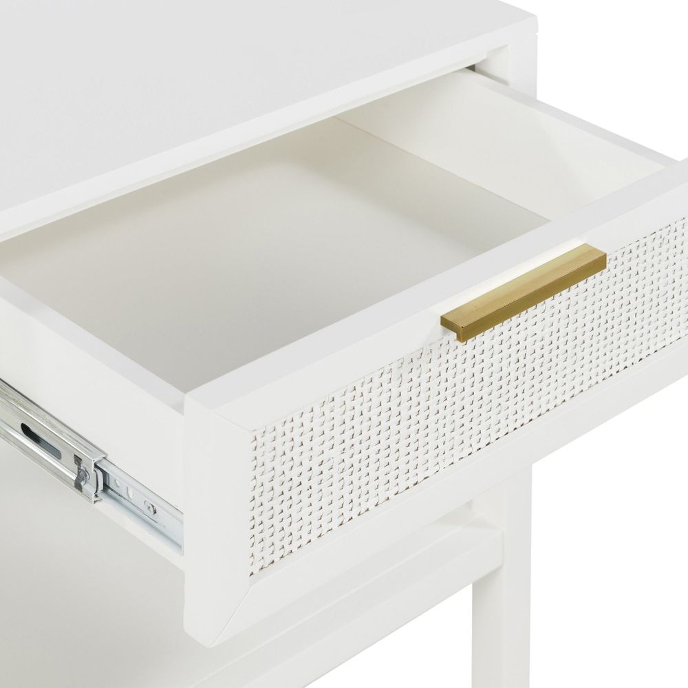 Santorini Bedside Table White