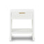 Santorini Bedside Table White