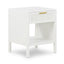 Santorini Bedside Table White