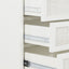 Santorini Bedside 3 Drawers White