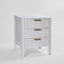 Santorini Bedside 3 Drawers White