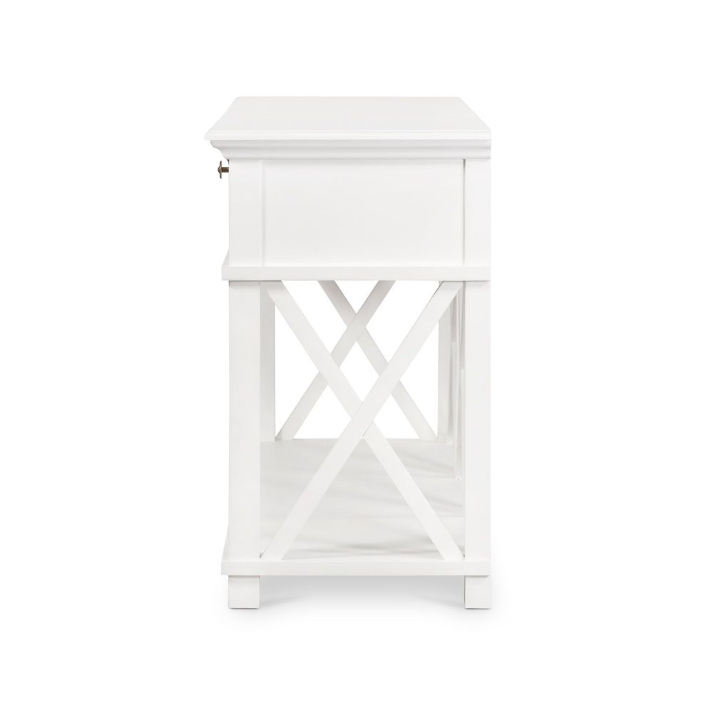 West Beach 3 Draw Console White