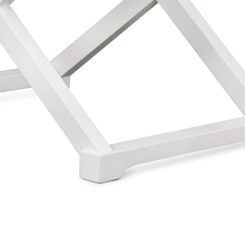 West Beach Side Table White