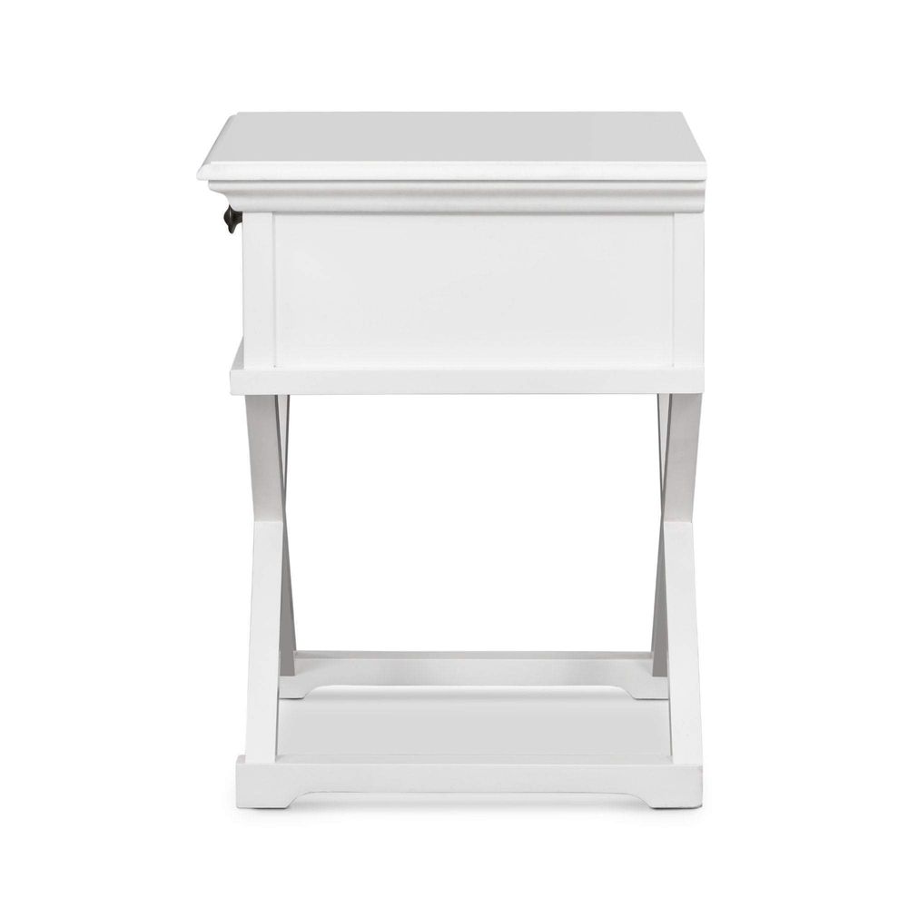 West Beach Side Table White