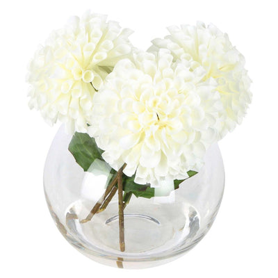 White Dahlia Delight Arrangement