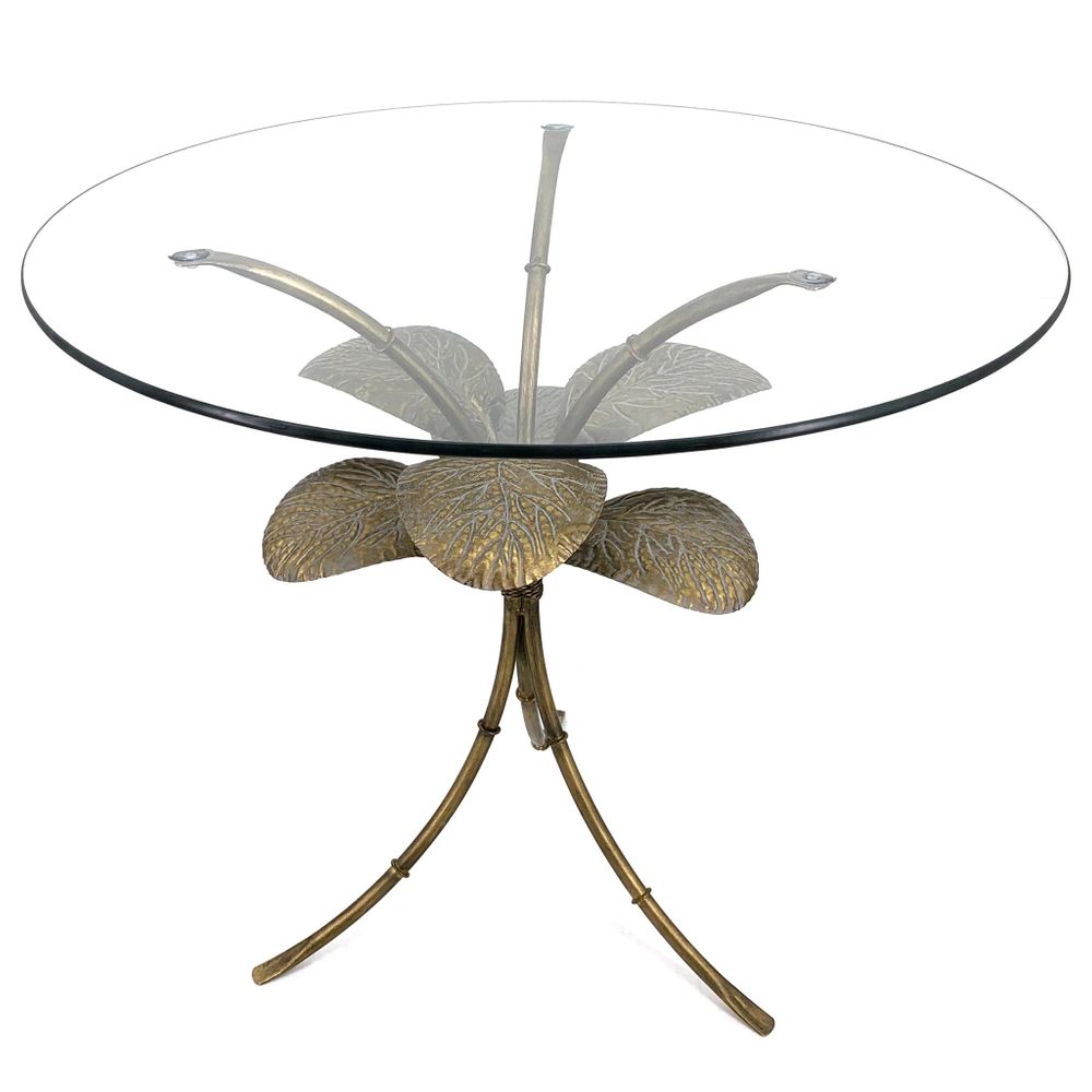 Amari Gold Leaf Side Table