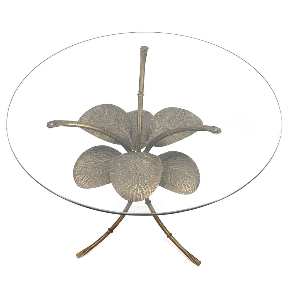 Amari Gold Leaf Side Table