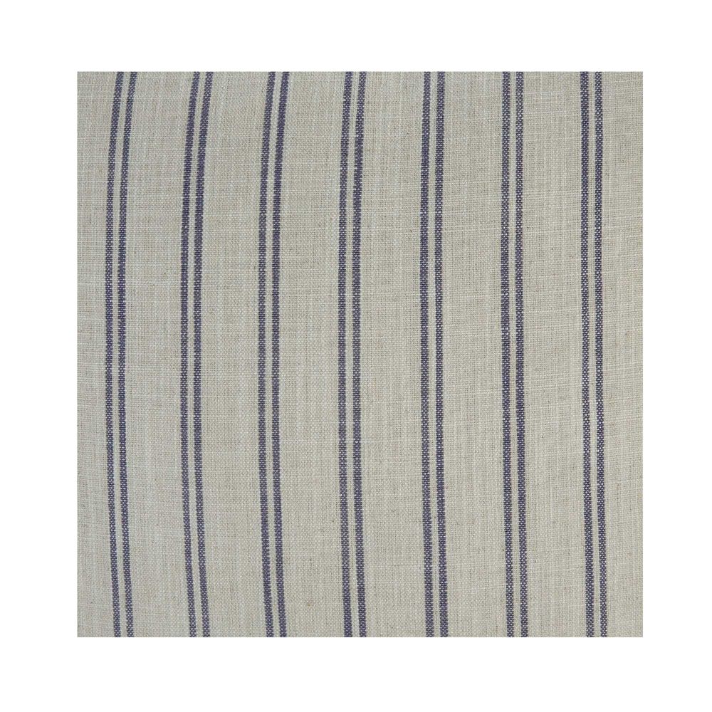 55Cm Throw Cushion White/Blue Pin Stripe