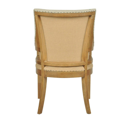 Oakwood Linen Armchair Natural