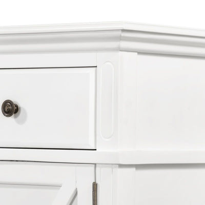 Sorrento White 4 Door Buffet