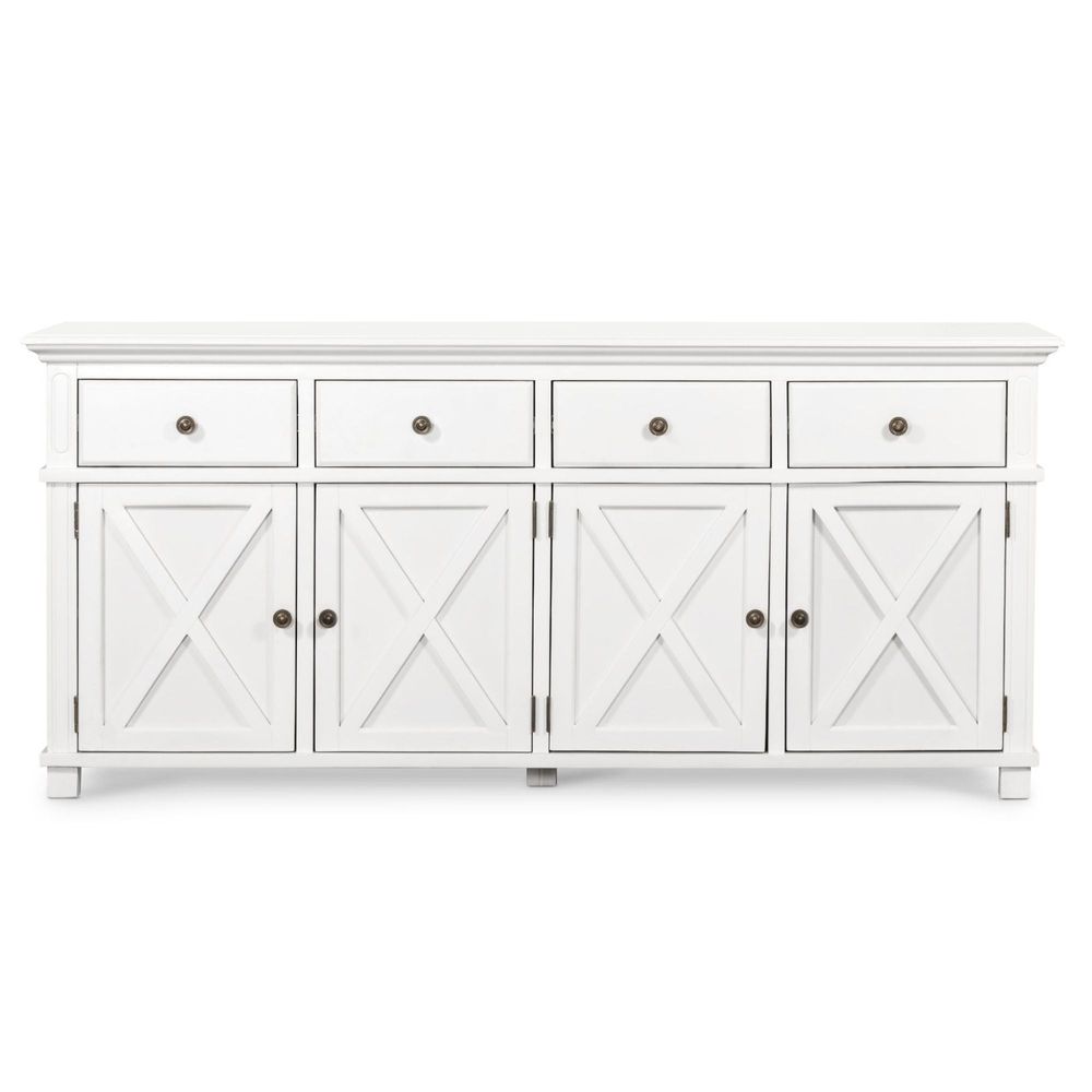 Sorrento White 4 Door Buffet