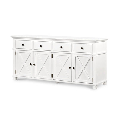 Sorrento White 4 Door Buffet