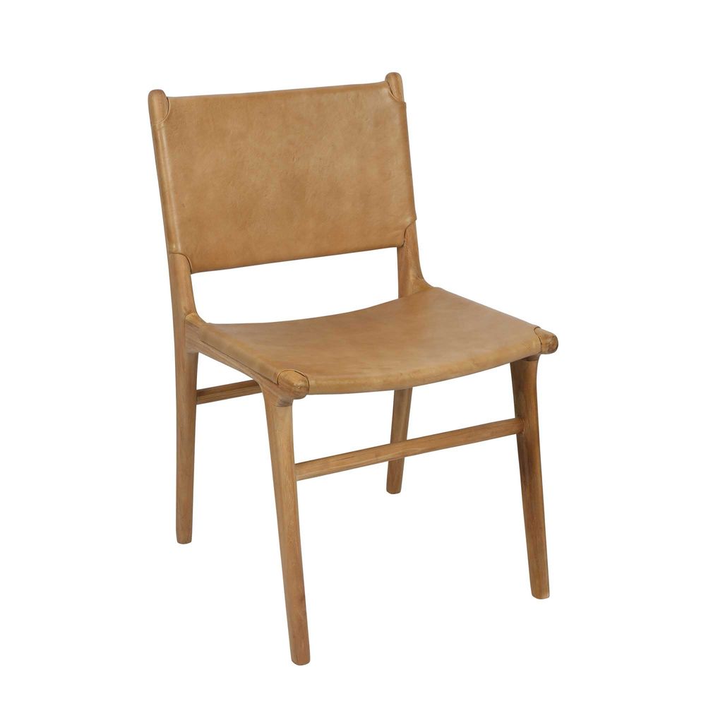 Marvin Dining Chair Toffee Leather at the BACK