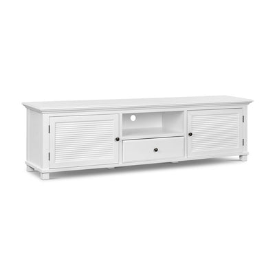 West Beach Hamptons Media Unit White Large