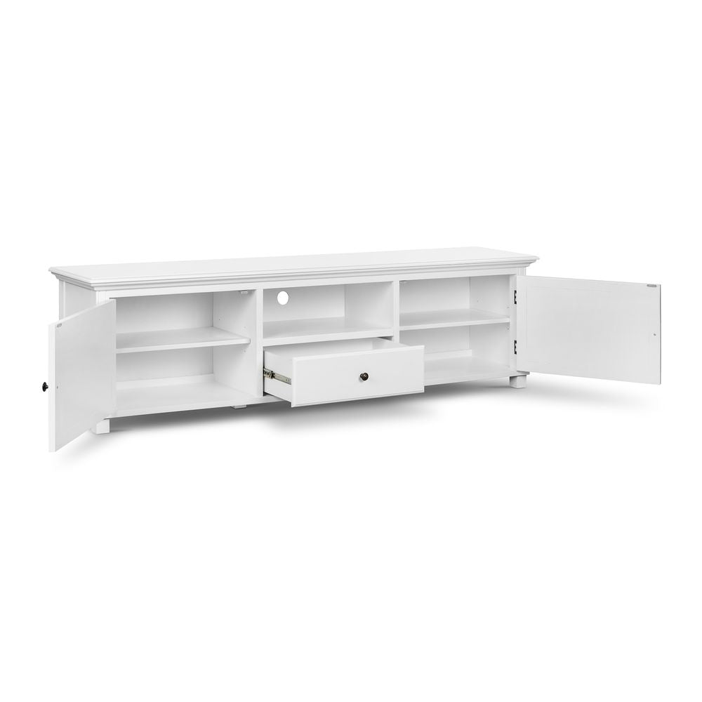 West Beach Hamptons Media Unit White Large