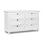 West Beach Chest of 6 Drawers White