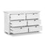 West Beach Chest of 6 Drawers White