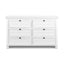 West Beach Chest of 6 Drawers White