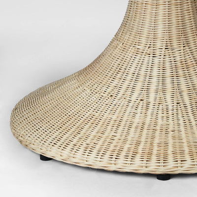 Belmont Rattan Round Dining Table 140CM