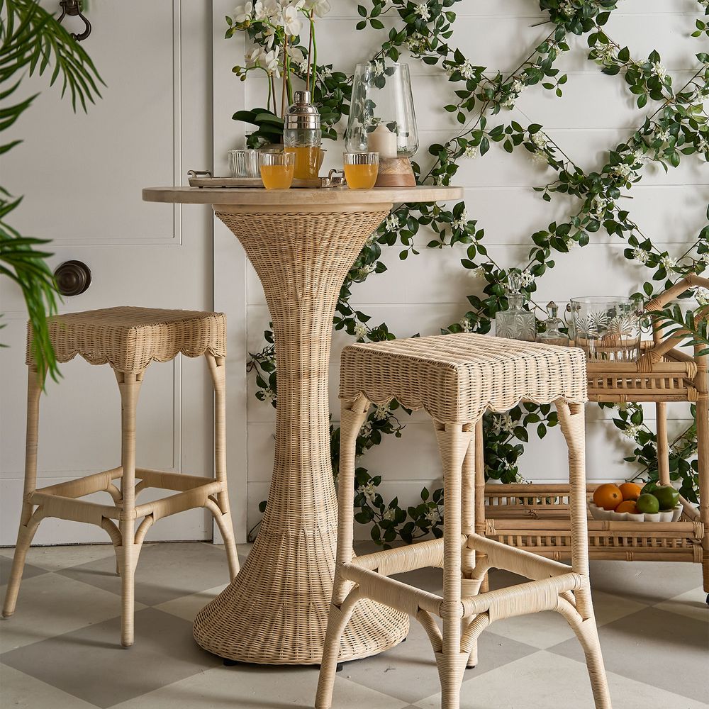 Belle Bar Stool Natural