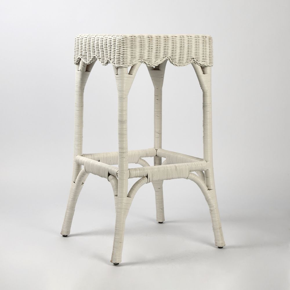 Belle Bar Stool White