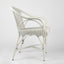 Belle Rattan Armchair White