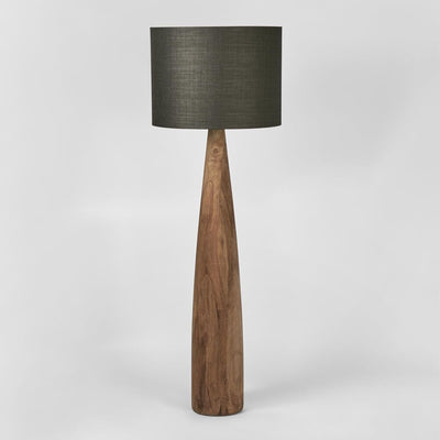 Samson Wood Floor Lamp Base Saddle