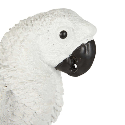 Alexa Parrot Sculpture White