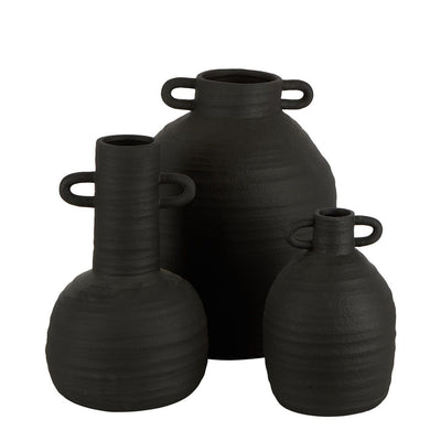 Onyx Vase Medium Black