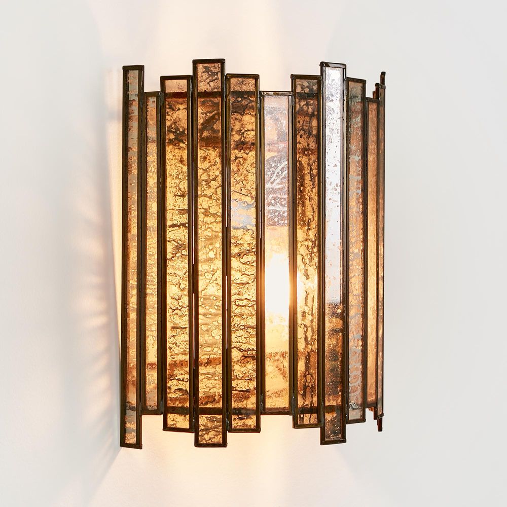 Monroe Half Round Wall Light Antique Copper