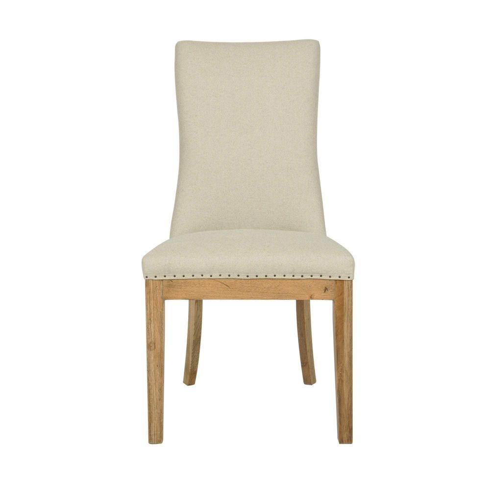 Oakwood Linen Dining Chair Natural