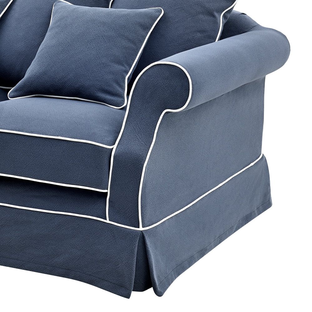 Slip Cover Only - Avalon Hamptons 2 Seat Sofa Navy