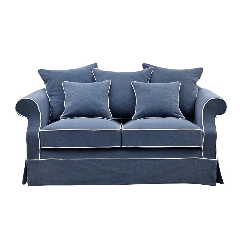 Slip Cover Only - Avalon Hamptons 2 Seat Sofa Navy