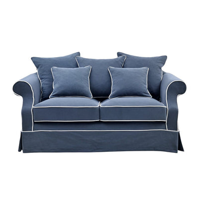 Slip Cover Only - Avalon Hamptons 2 Seat Sofa Navy