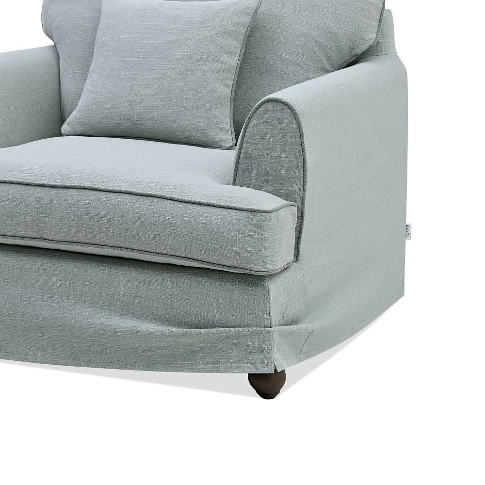 Slip Cover Only - Byron Hamptons Armchair Sage