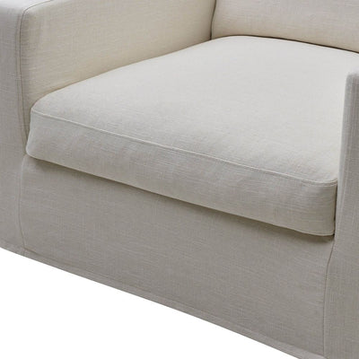 Slip Cover Only - Clovelly Hamptons Armchair Ivory