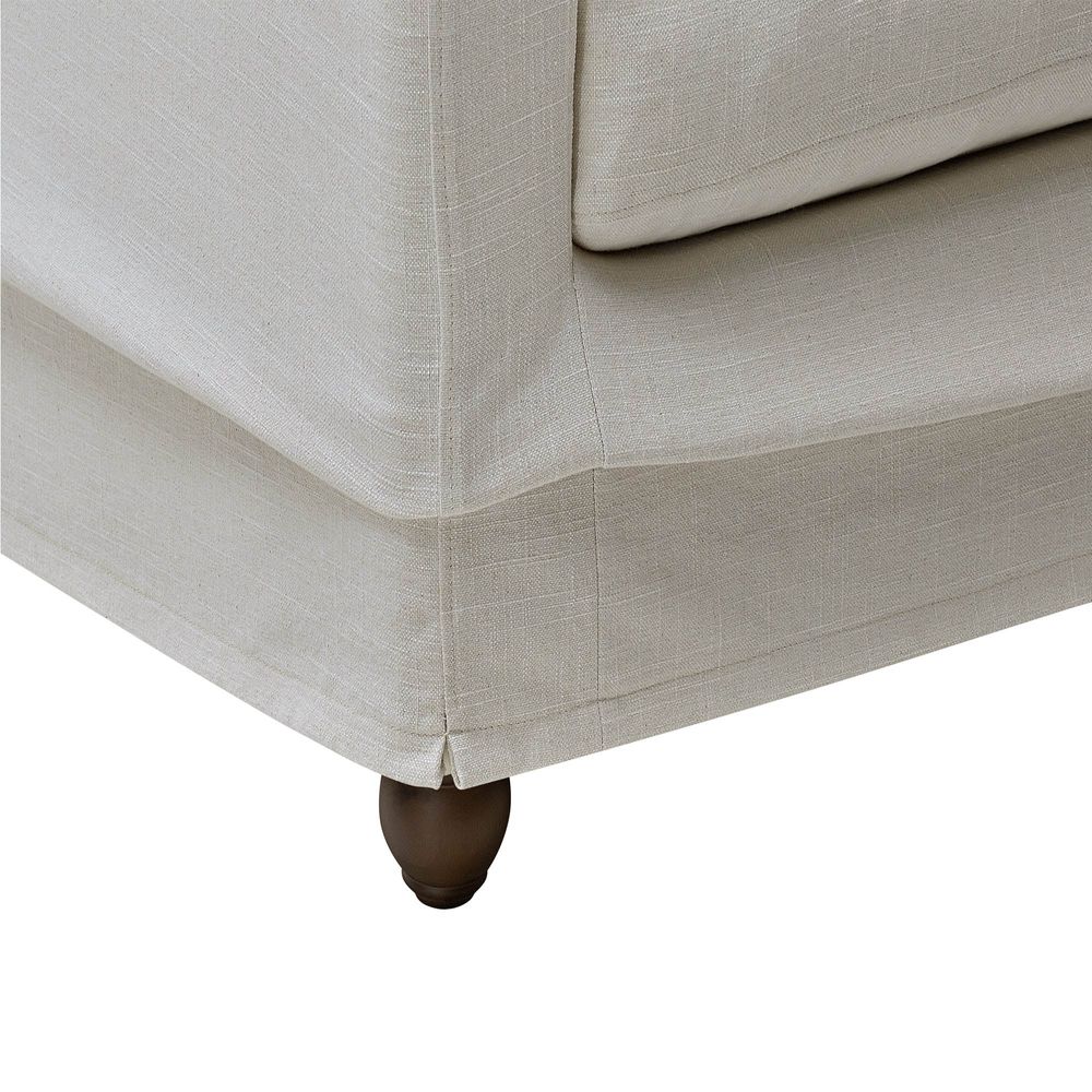 Slip Cover Only - Clovelly Hamptons Armchair Ivory